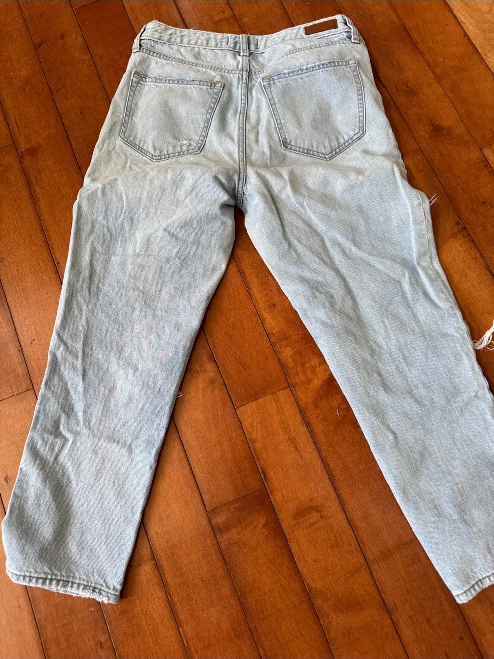 Abercrombie & Fitch Light Blue Straight Leg Jeans
